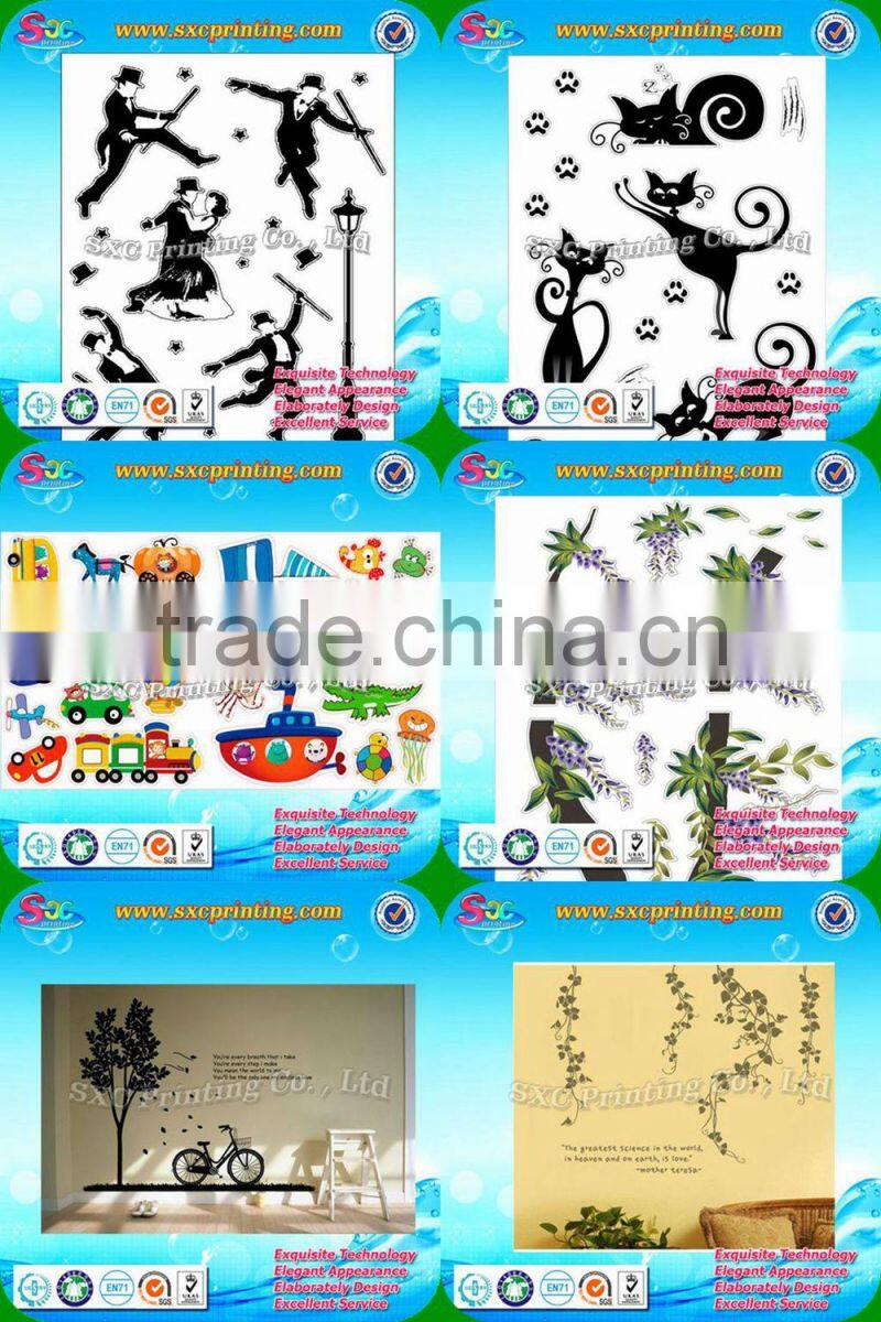 Custom high quality waterproof vinyl sticker printing