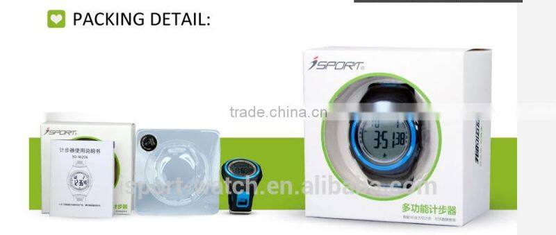 Shenzhen Government Approved High-tech Factory Various Colors Exercise Watch Sports Wristband 3D Rechargeable Sports Watch W284