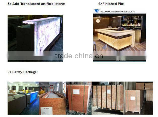 Master black series corain solid surface commercial counter top salad bar