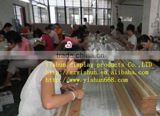 Acrylic rotating desktop magazine rack