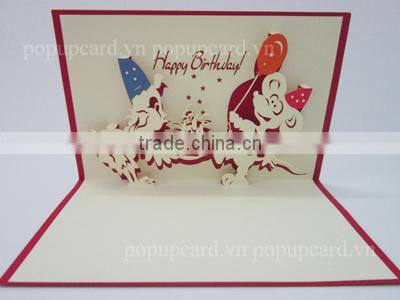 3d greeting card birthday pop up card
