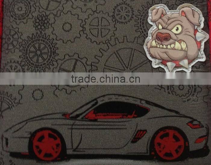 Russia brand children cars print wholesale school backpack bags