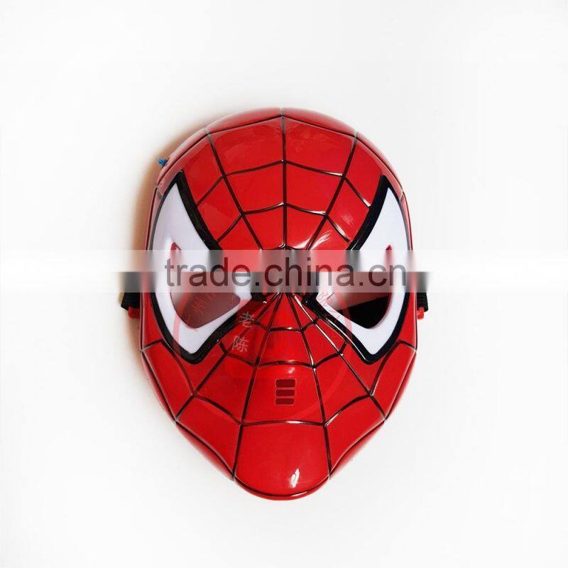 halloween led cartoon face mask party felt superhero iron man paintball mask