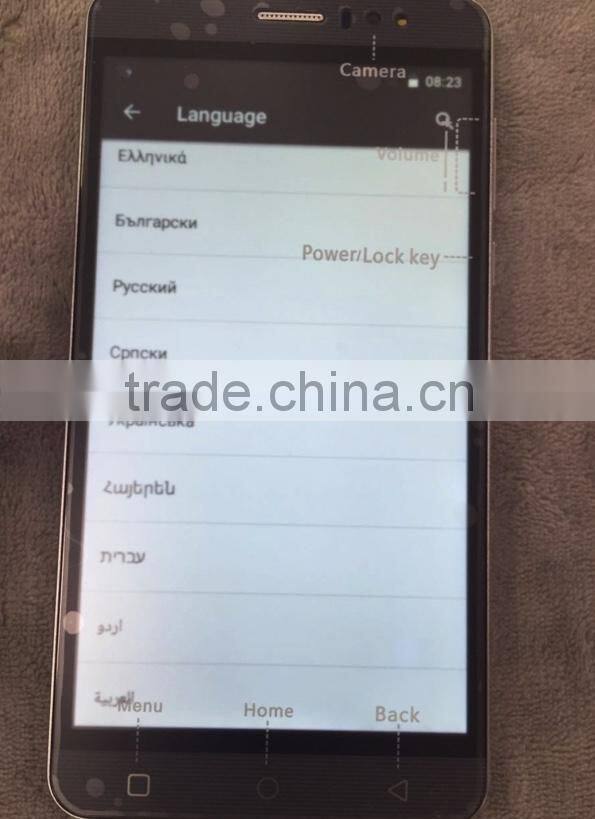 315-Cheap Cellphone Smartphone 3g Mobile Phone Metal CNC Body Design Ultra Thin And 6.0inch With Android 5.1 Multi-language