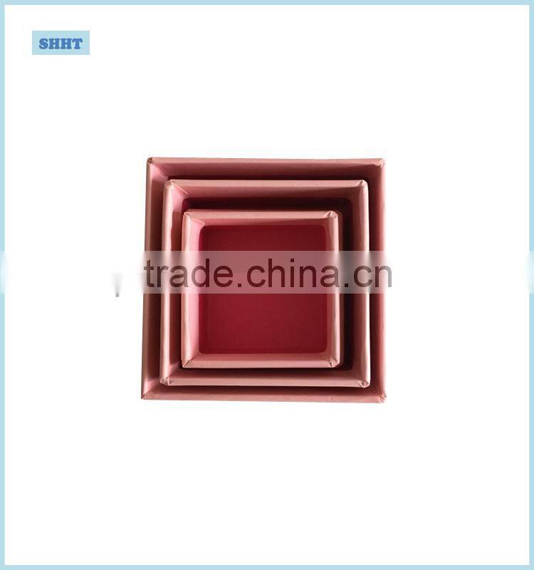 customized bracelet and earring packaging box with lid for cristmas