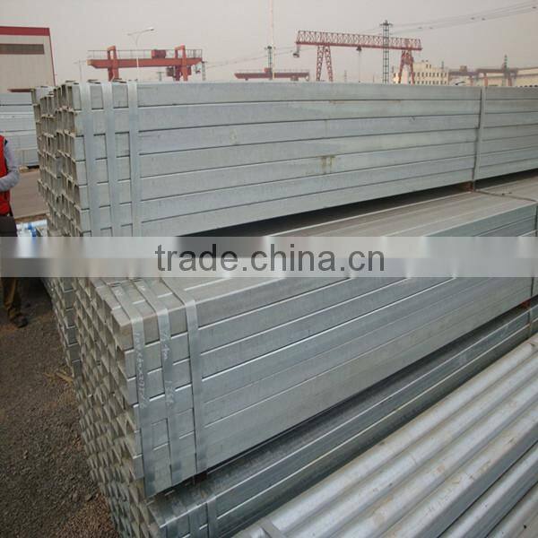 Galvanized thin wall steel square tubing