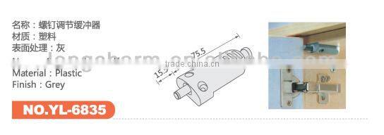 screw adjustable rubber buffer for cabinet