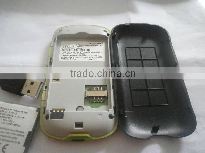 unlocked ZTE MF61 21.6Mbps hotspot router