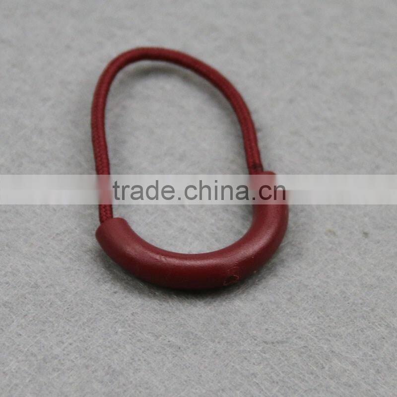 Zipper puller with nylon blue string