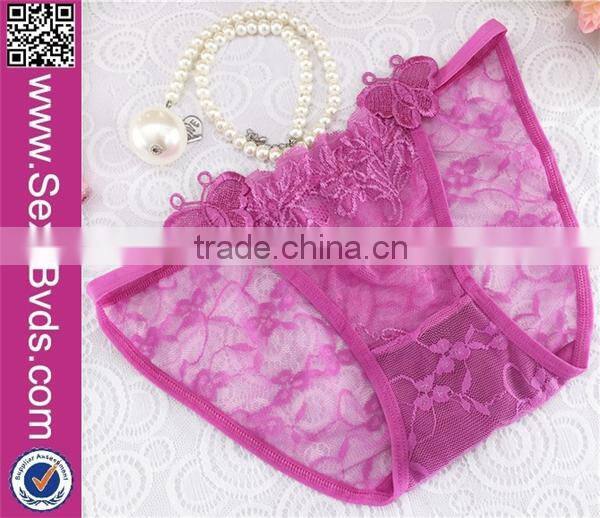 Wholesale $1Sexy Adult Black Lace Transparent Panty