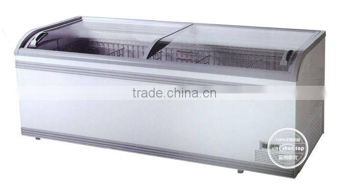 Shentop 2014 Commercial Supermarket Energy-saving Static Island Freezer STXDG-A2