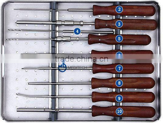 Anterior Cervical Plate Instrument Set, Orthopedic Spinal Surgical Instruments