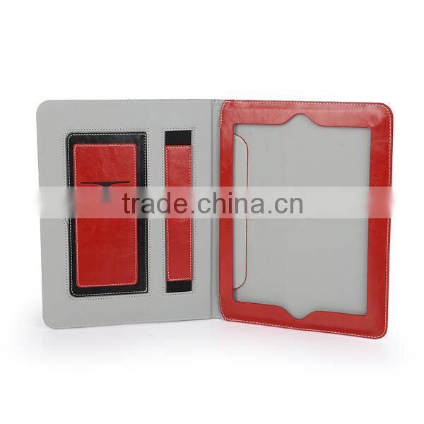 Colorful functional Leather Stand Case Cover For ipad 2/3/4