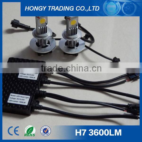 1800lm h4 h7 car led headlight 1800lm