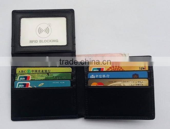 RFID Blocking Leather Wallet for Men