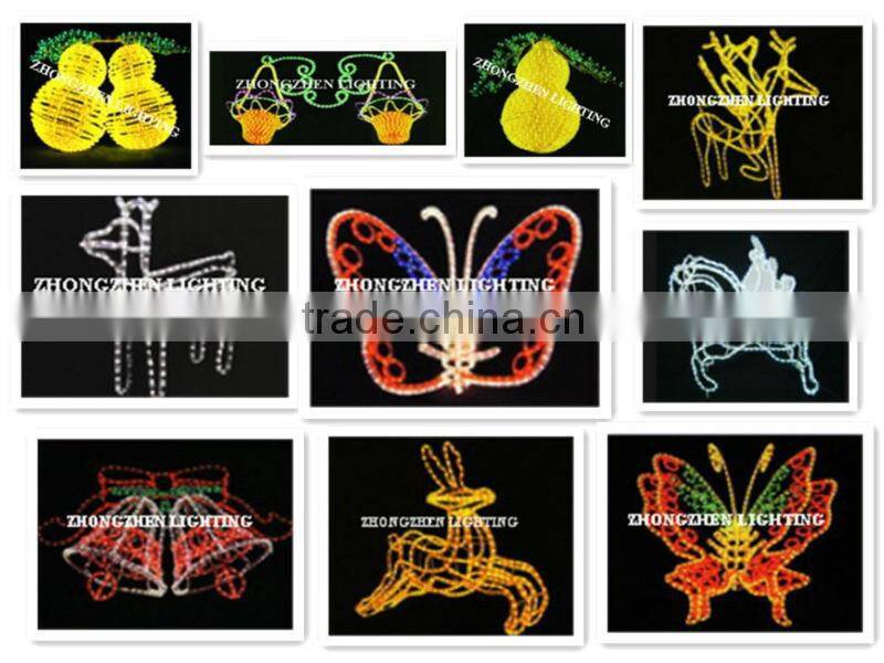 vase light LED 3D decor motif light