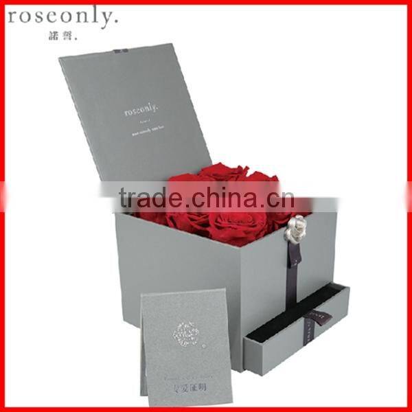 wholesale clear fancy flower box,customized flower packaging box with a reasonable price
