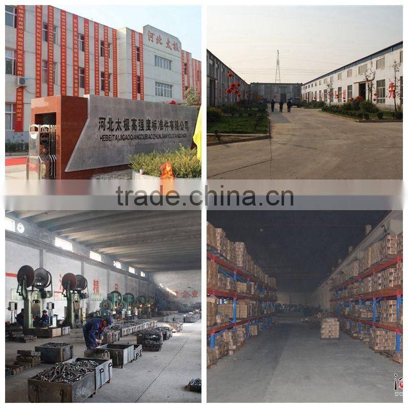 steel structure high tensile nut and bolt with washer