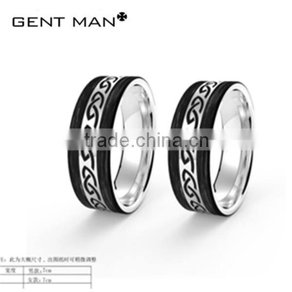 High quality hot sale precious 925 silver wedding ring for couple