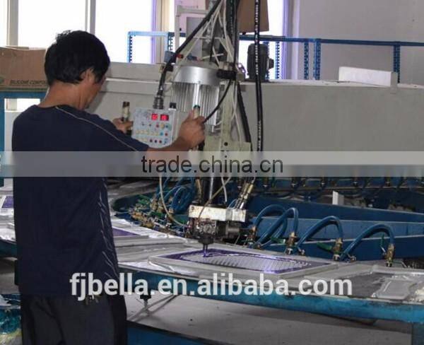 Reversible Sky Blue color Cool Gel-infused Visco-elastic Memory Foam Pillow with Removable&Washable Cover