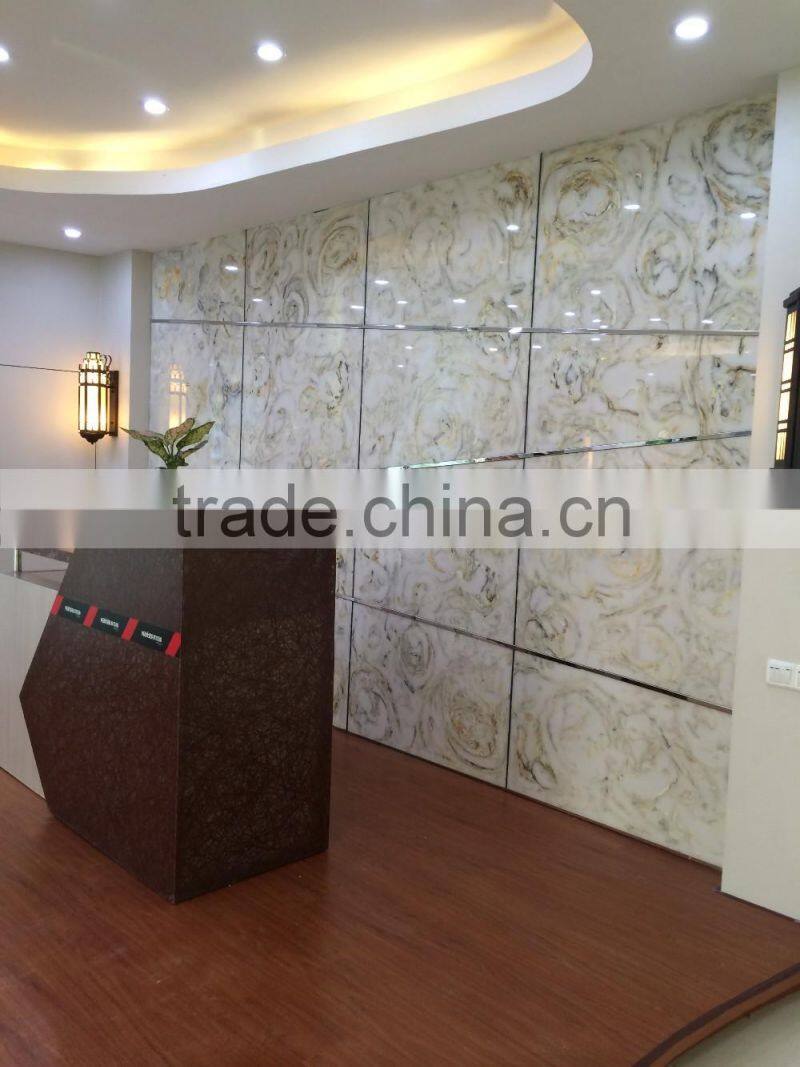 Translucent Price of Marble in m2 Room Divider Acrylic Panel