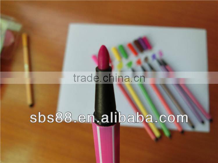 24 color corrugated shape of marker pen