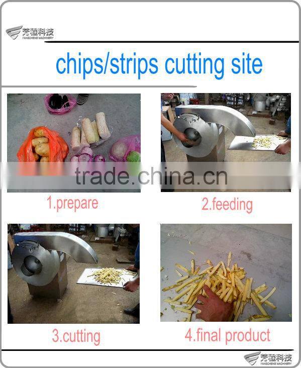 Hot Selling 600 kg/h Capacity Well Designed Full Stainless Steel electric potato chips cutter machines
