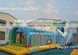 Hot sale giant obstacle commercial inflatable obstacle course for kids