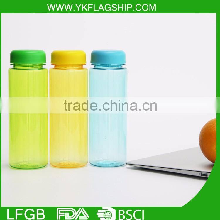 2016 Hot sale promotional BPA FREE plastic mineral water bottle