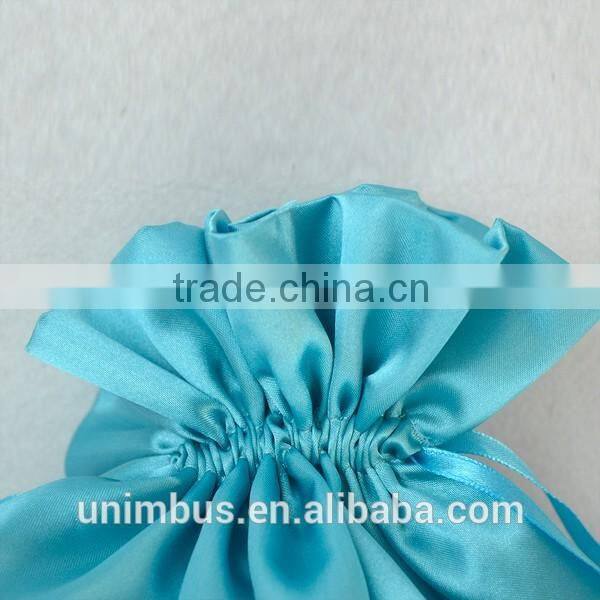 2016 pink satin hair packaging bag wholesales