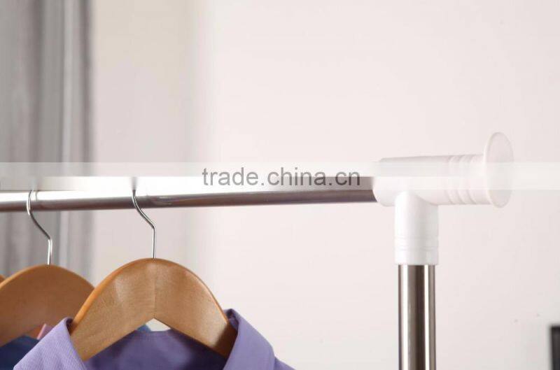 Stainless steel vertical clothes hanger rack