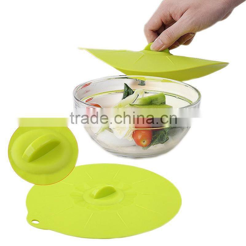 Silicone Cookware Parts universal pan pot suction lid food covers pan lids