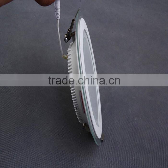 Factory direct supply price hot selling led commercial lighting 6w/12w/18w/24w/30w glass