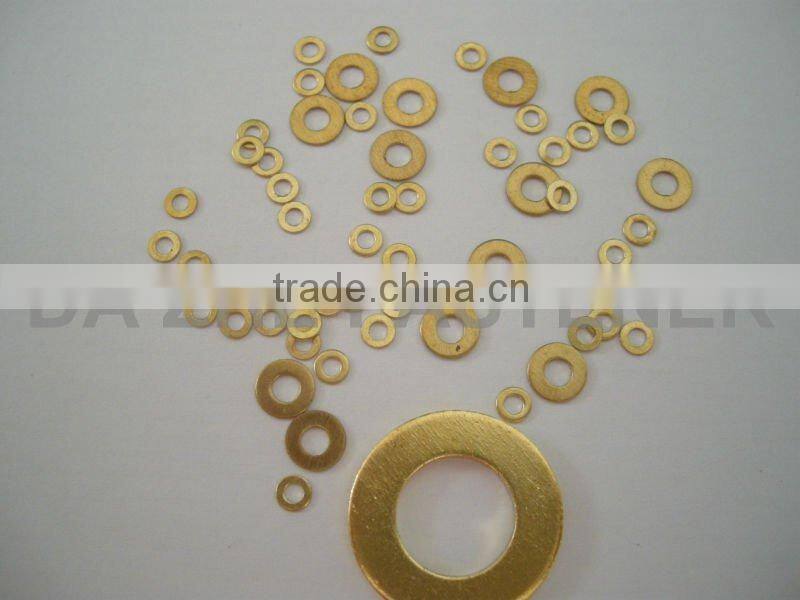 M2 to M48 brass flat washer
