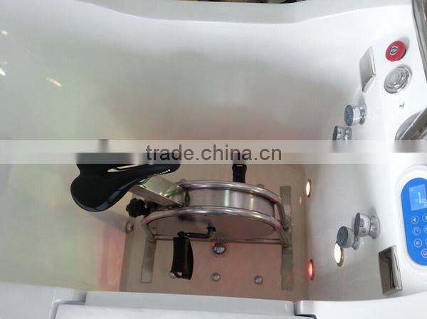Hot Sale led light Ozone sauna Waterbike Spa Capsule water bike spa
