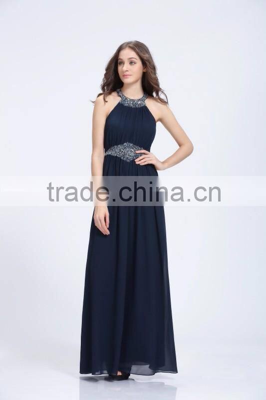 2016 new style elegant manual bead evening dress