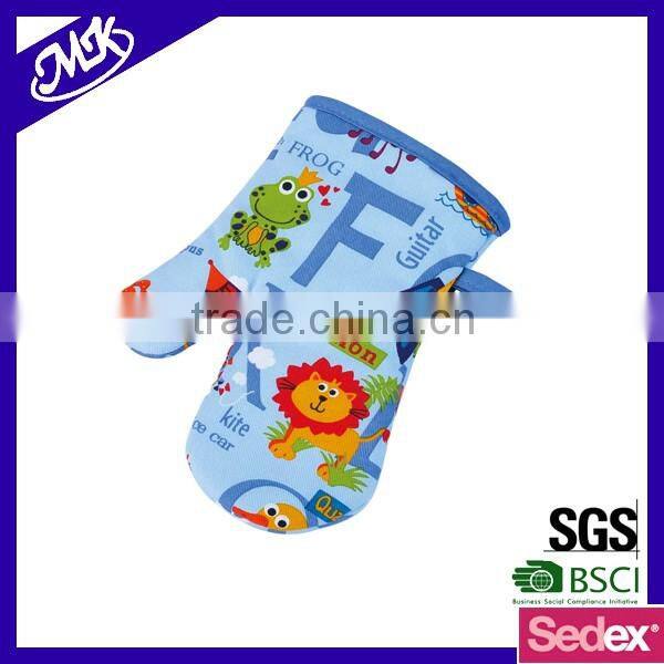 lovely kids oven glove, high quality oven mitt, SEDEX audit oven glove
