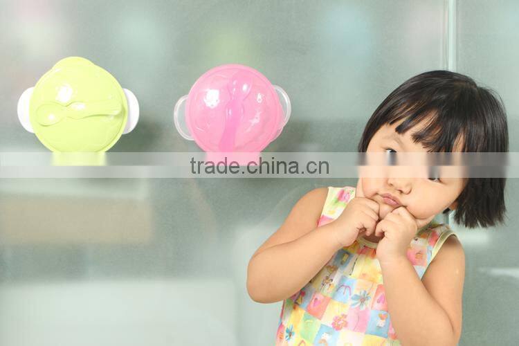 High quality BPA free pp plastic baby training bowl with sucker