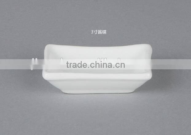 Unique Small White Ceramic Salad Bowl