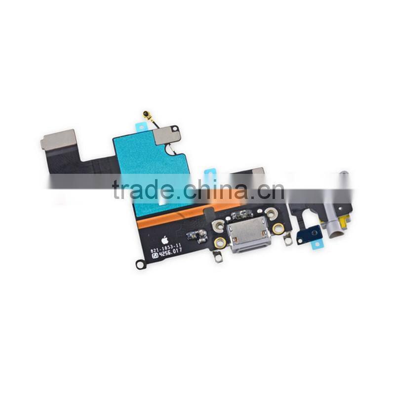 New Original Headphone Jack Audio Ribbon Flex Cable with Connector Pre-installed for Iphone 6 Replacement Part