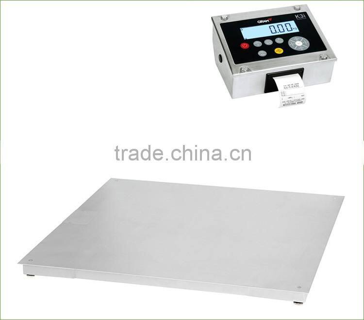 XIC-1212-3T Rugged Electronic Stainless Steel Platform Scale with K3iP Indicator