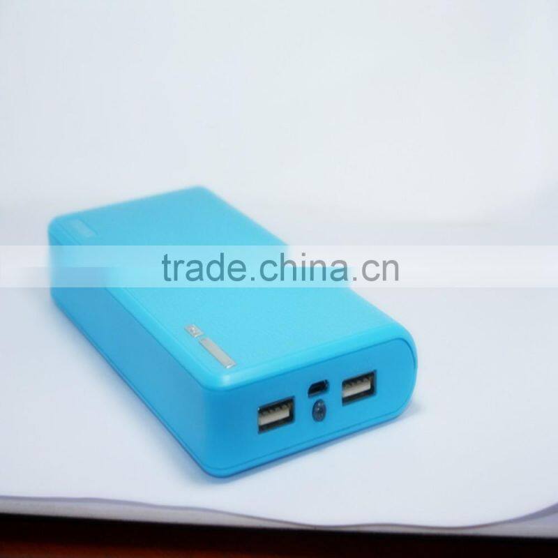 Big capacity mobile power bank 2600mah-20000mah with dual usb port for all smart phone portable charger