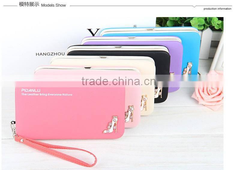 fashion Lady Purse beallerry metal frame wallet