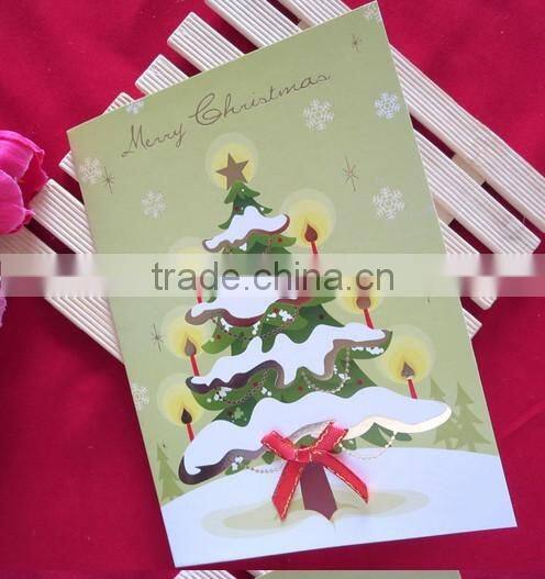 XHFJ new customized christmas card for friends