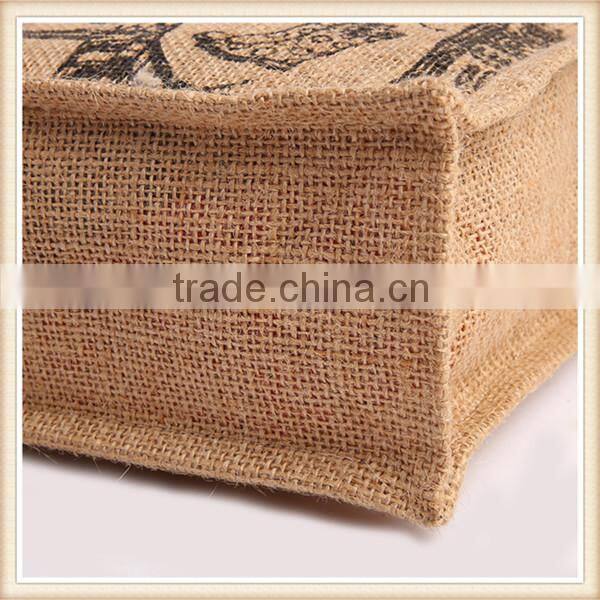 Factory Directly with High quality printed jute shopping bags