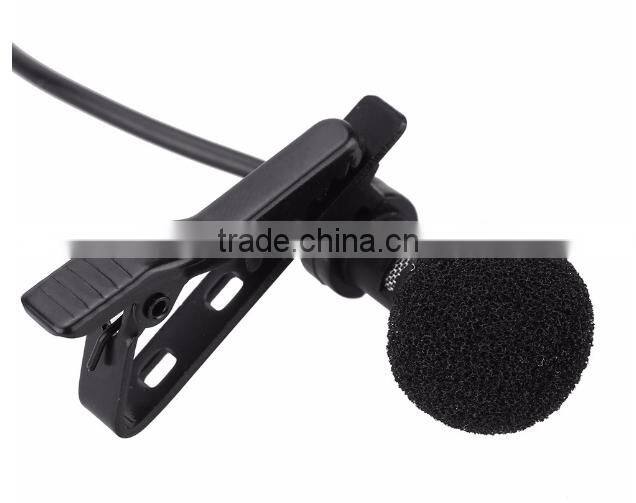 3.5mm port mini speaking microphone , wired communication portable recording microphone for noise cancelling
