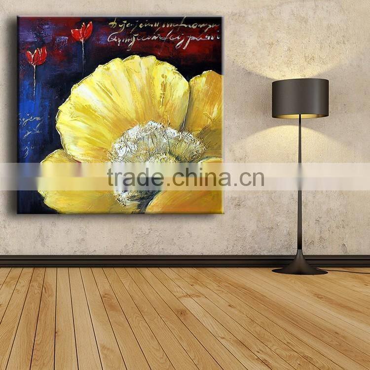 big flower bedroom decorating painting canvas artwork