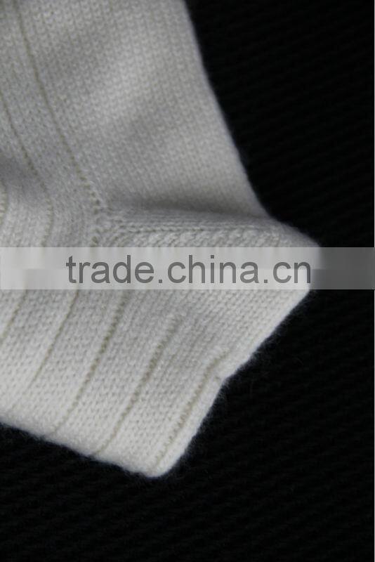 qualitied pure cashmere knitted socks stocking
