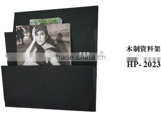 Faux Leather Covered File Folder Decorative