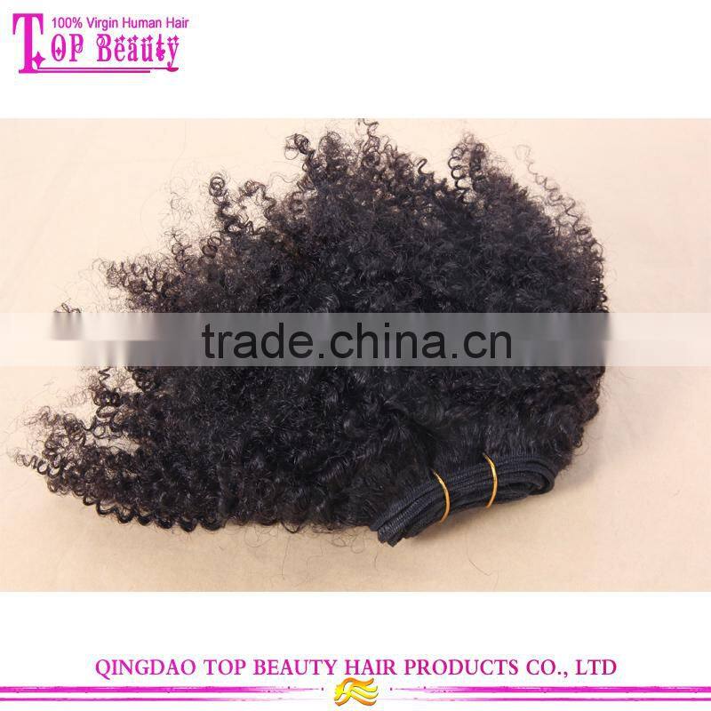 Cheap wholesale top quality raw indian hair extensions 100% unprocessed virgin indian kinky curly remy hair weave